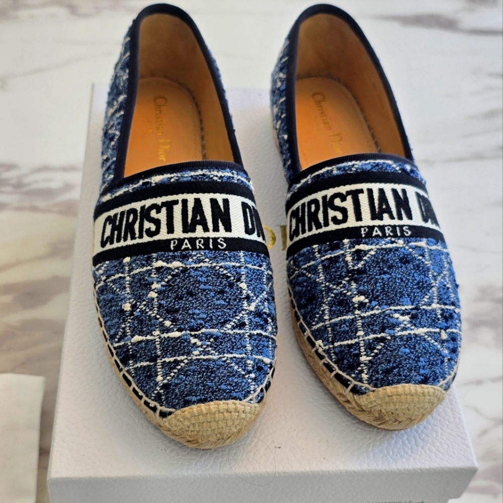 Christian Dior Blue Espadrilles